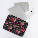 Roses Floral Flower Pattern Print Laptop Sleeve