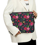 Roses Floral Flower Pattern Print Laptop Sleeve