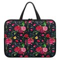 Roses Floral Flower Pattern Print Laptop Sleeve With Handle