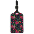 Roses Floral Flower Pattern Print Luggage Tag