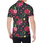 Roses Floral Flower Pattern Print Men's Shirt