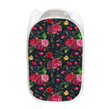 Roses Floral Flower Pattern Print Mesh Laundry Hamper
