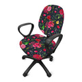 Roses Floral Flower Pattern Print Office Chair Cover