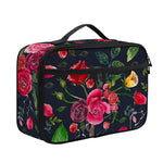 Roses Floral Flower Pattern Print Portable Lunch Bag