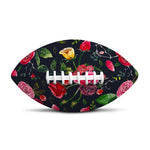Roses Floral Flower Pattern Print Rugby Ball