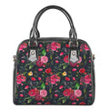 Roses Floral Flower Pattern Print Shoulder Handbag