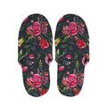 Roses Floral Flower Pattern Print Slippers