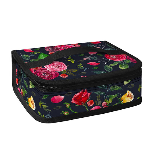 Roses Floral Flower Pattern Print Small Lunch Bag