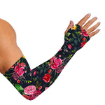 Roses Floral Flower Pattern Print Sun Protection Arm Sleeves