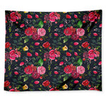 Roses Floral Flower Pattern Print Tapestry