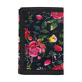 Roses Floral Flower Pattern Print Trifold Wallet