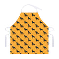 Rottweiler Dog Pattern Print Adjustable Apron
