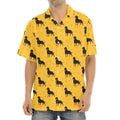 Rottweiler Dog Pattern Print Aloha Shirt