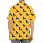 Rottweiler Dog Pattern Print Aloha Shirt