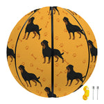 Rottweiler Dog Pattern Print Basketball