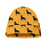 Rottweiler Dog Pattern Print Beanie