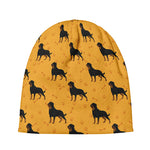 Rottweiler Dog Pattern Print Beanie