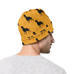 Rottweiler Dog Pattern Print Beanie