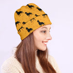Rottweiler Dog Pattern Print Beanie