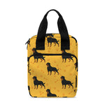 Rottweiler Dog Pattern Print Bible Tote Bag