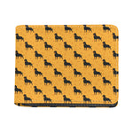 Rottweiler Dog Pattern Print Bifold Wallet
