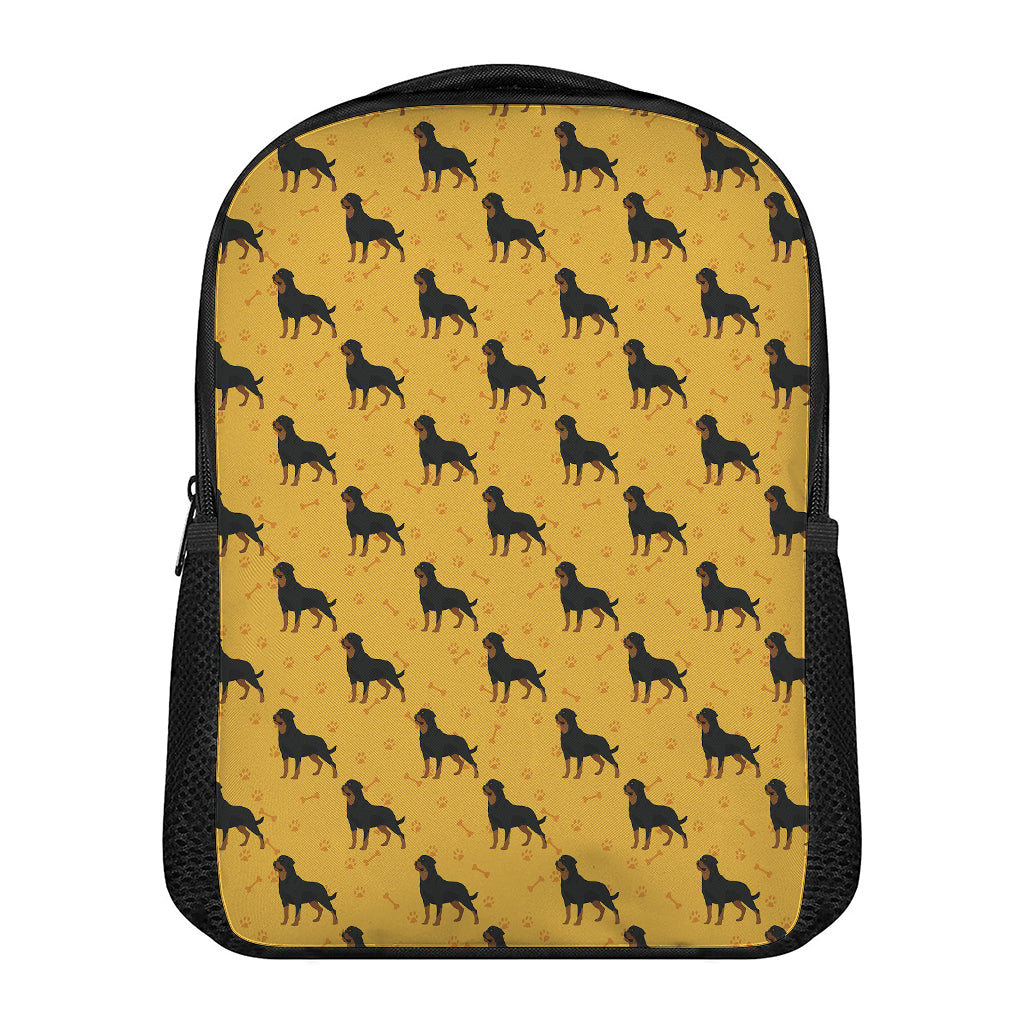 Rottweiler Dog Pattern Print Casual Backpack