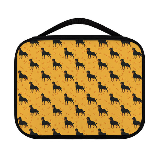 Rottweiler Dog Pattern Print Classic Bible Case