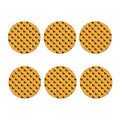 Rottweiler Dog Pattern Print Coaster Set