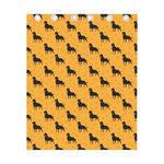 Rottweiler Dog Pattern Print Curtain