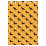 Rottweiler Dog Pattern Print Curtain