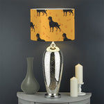 Rottweiler Dog Pattern Print Drum Lamp Shade