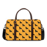 Rottweiler Dog Pattern Print Duffle Bag