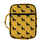 Rottweiler Dog Pattern Print Front Pocket Bible Bag