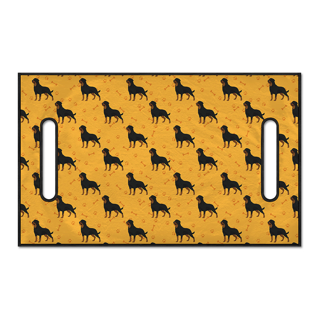 Rottweiler Dog Pattern Print Golf Cart Seat Cover