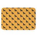 Rottweiler Dog Pattern Print Indoor Door Mat