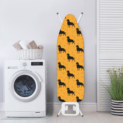 Rottweiler Dog Pattern Print Ironing Board Cover