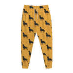 Rottweiler Dog Pattern Print Jogger Pants