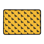 Rottweiler Dog Pattern Print Kitchen Mat