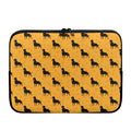 Rottweiler Dog Pattern Print Laptop Sleeve