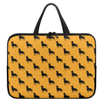 Rottweiler Dog Pattern Print Laptop Sleeve With Handle