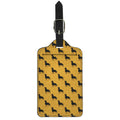 Rottweiler Dog Pattern Print Luggage Tag