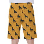 Rottweiler Dog Pattern Print Men's Beach Shorts
