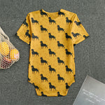 Rottweiler Dog Pattern Print Men's Bodysuit