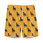 Rottweiler Dog Pattern Print Men's Sports Shorts