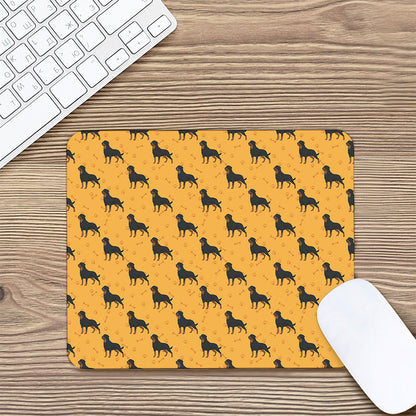Rottweiler Dog Pattern Print Mouse Pad