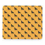 Rottweiler Dog Pattern Print Mouse Pad