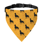 Rottweiler Dog Pattern Print Over The Collar Dog Bandana