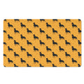 Rottweiler Dog Pattern Print Polyester Doormat