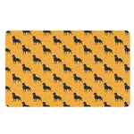 Rottweiler Dog Pattern Print Polyester Doormat