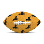 Rottweiler Dog Pattern Print Rugby Ball